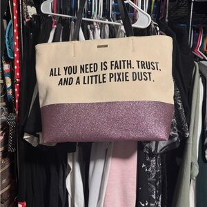 VGUC Kate Spade Pixie Dust Disney Tote